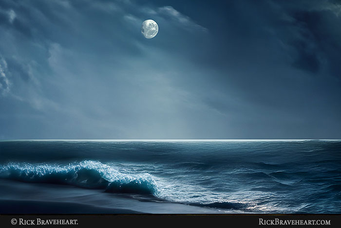 A farm scene of perfectly divided crops